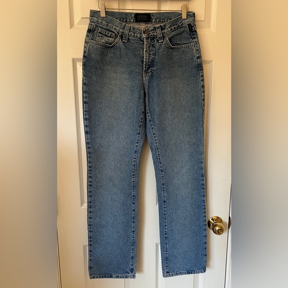 Versace Couture 🇮🇹 high waisted Mom jeans size 30 *Made in Italy Vintage 90’s - Picture 3 of 13
